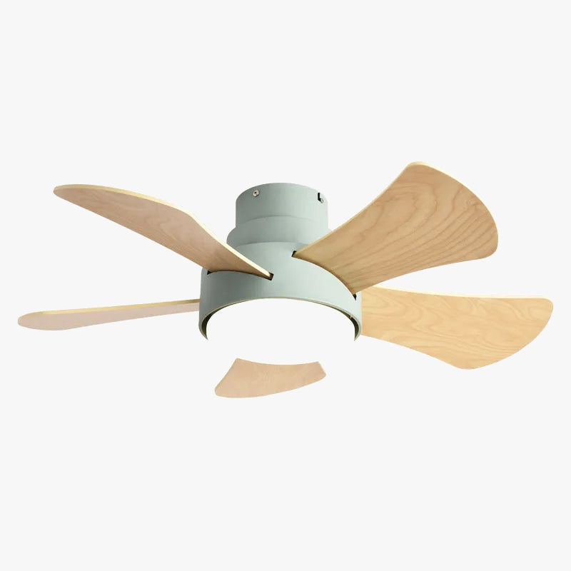 Ventilateur silencieux DC plafonnier ventilateurs de Loft avec lumière LED et lampes modernes à distance pour salon ventilateur de Hall lumières éclairage en bois