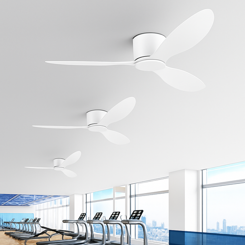 Moderne Deckenventilatoren mit Fernbedienung ohne Licht - vue 6 sur 9