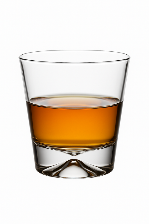 Verre à whisky old fashioned gravé style vintage