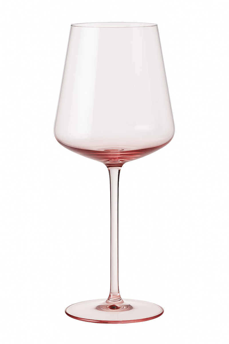 Verre champagne cristal vintage col incliné sur pied