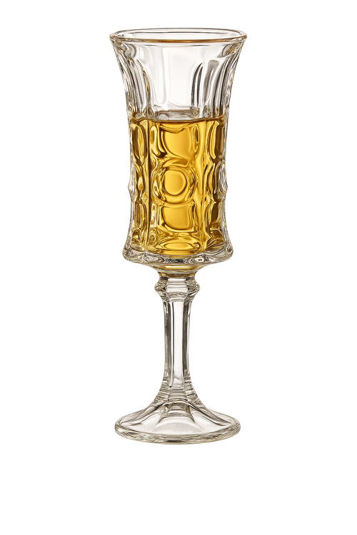 Verre cocktail cristal sans plomb style retro luxe