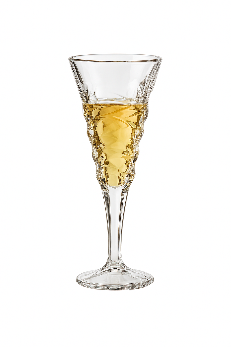Verre cocktail cristal sans plomb style retro luxueux
