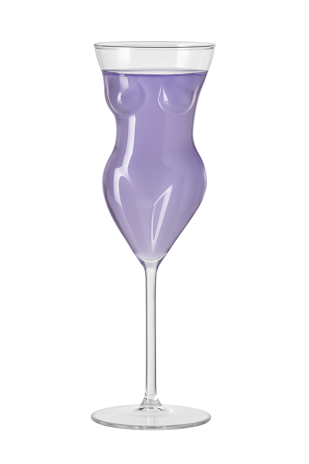 Verre cocktail forme humaine original pour soirées festives