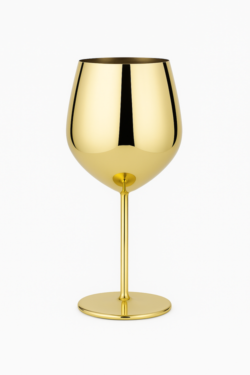 Verre cocktail vin inox incassable 500ml style europeen
