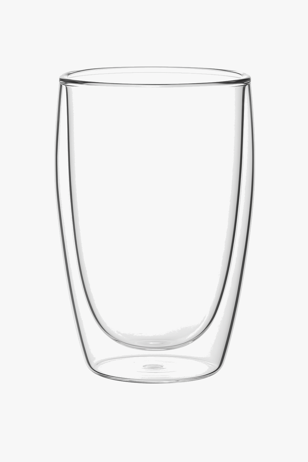 Verre double paroi strié isolant pour boissons chaudes