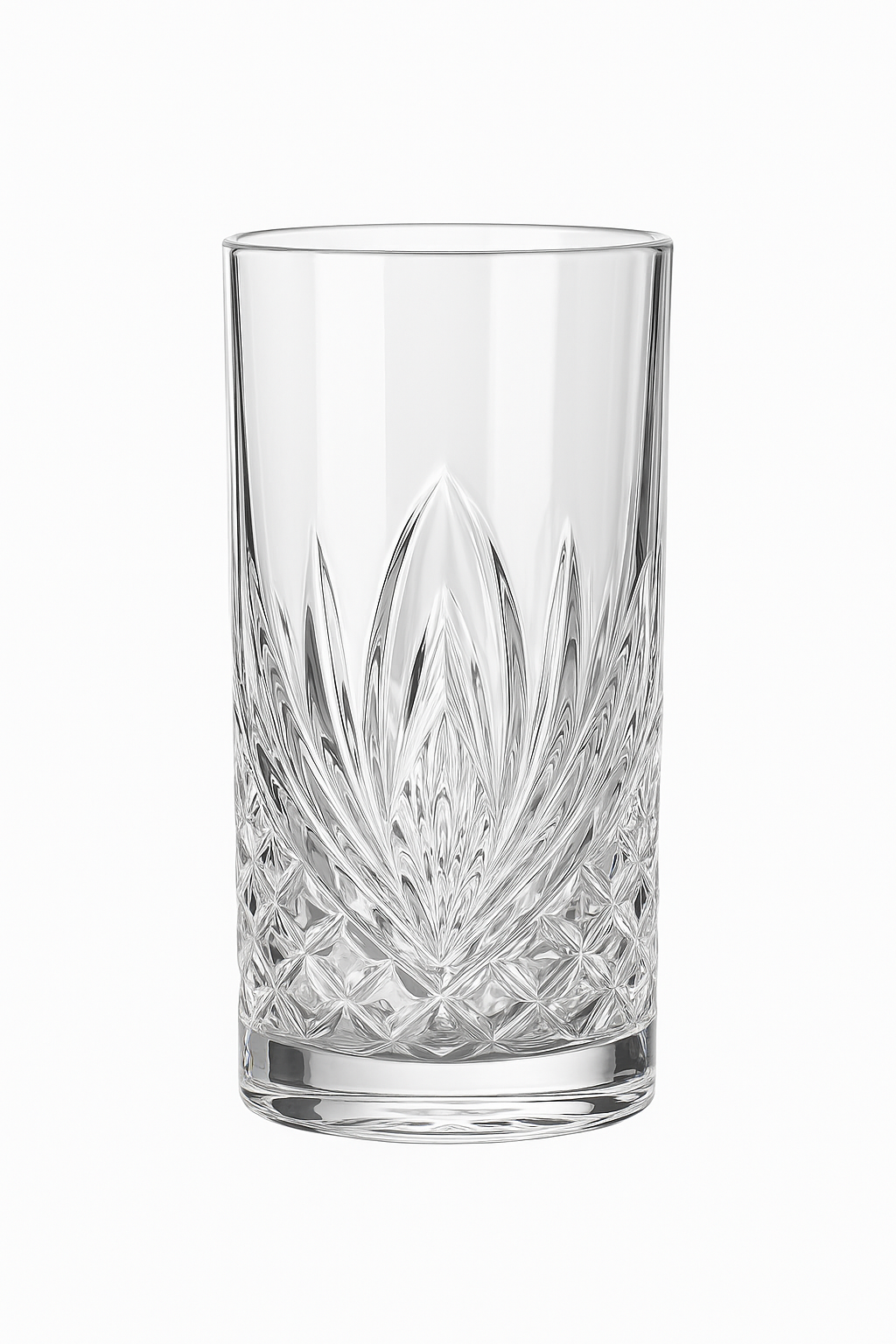 Verre original bâton hockey glace fond épais maison