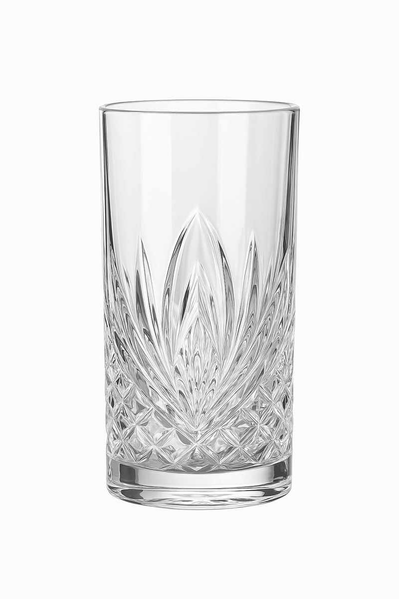 Verre original bâton hockey glace fond épais maison