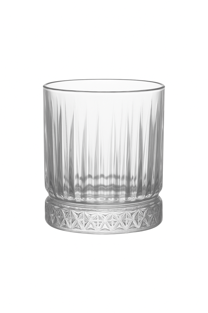 Verre strié vertical verre à vin bière eau