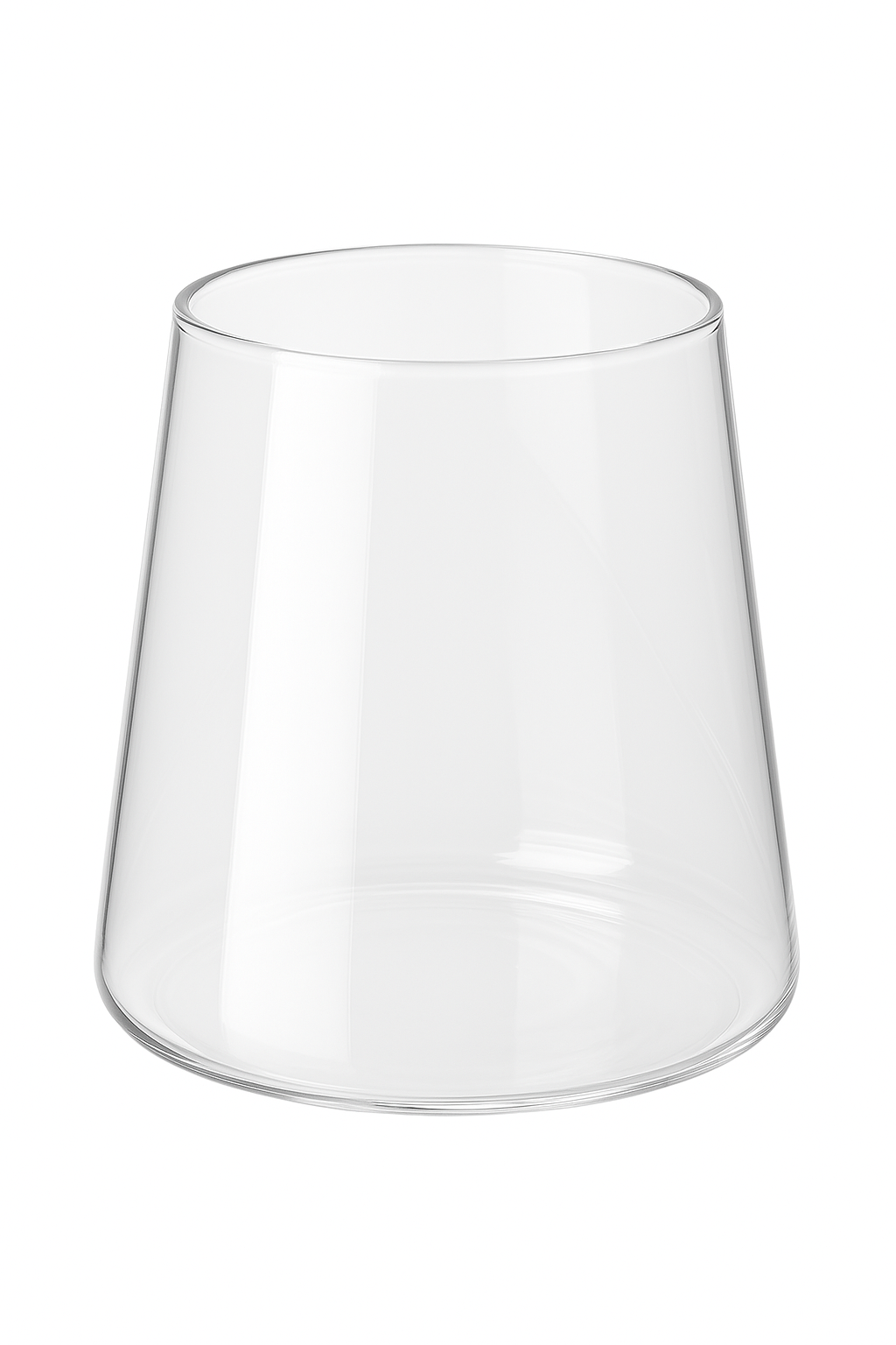 Verre transparent style montagne pour whisky cafe
