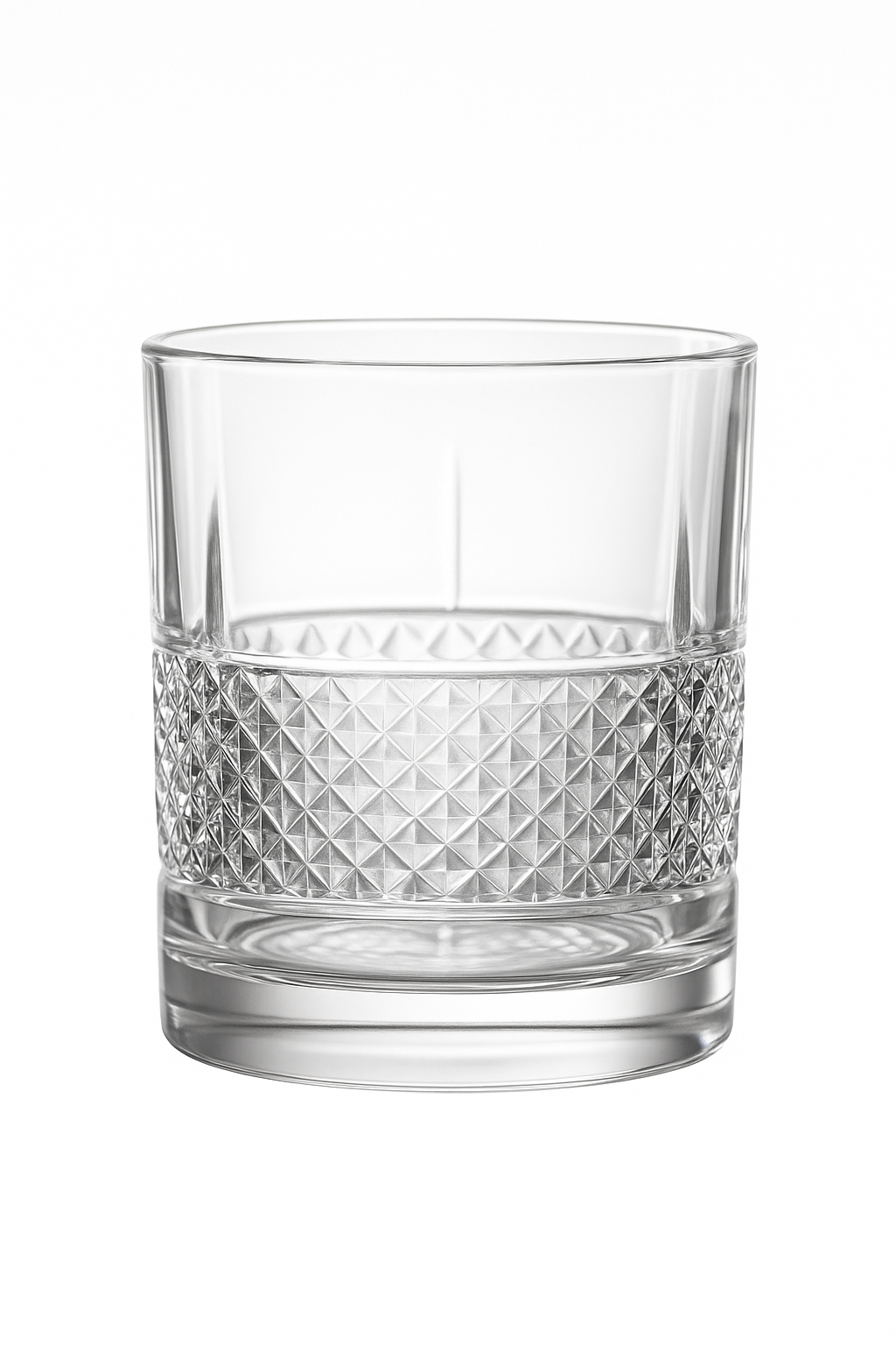 Verre whisky old fashioned relief épais style bar