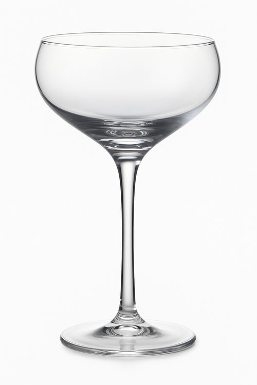 Verres à pied design cocktail champagne martini vin