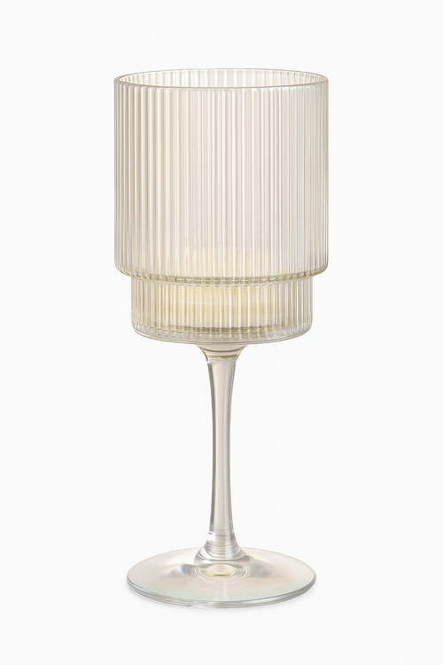 Verres a vin 350 ml style nordique rayures