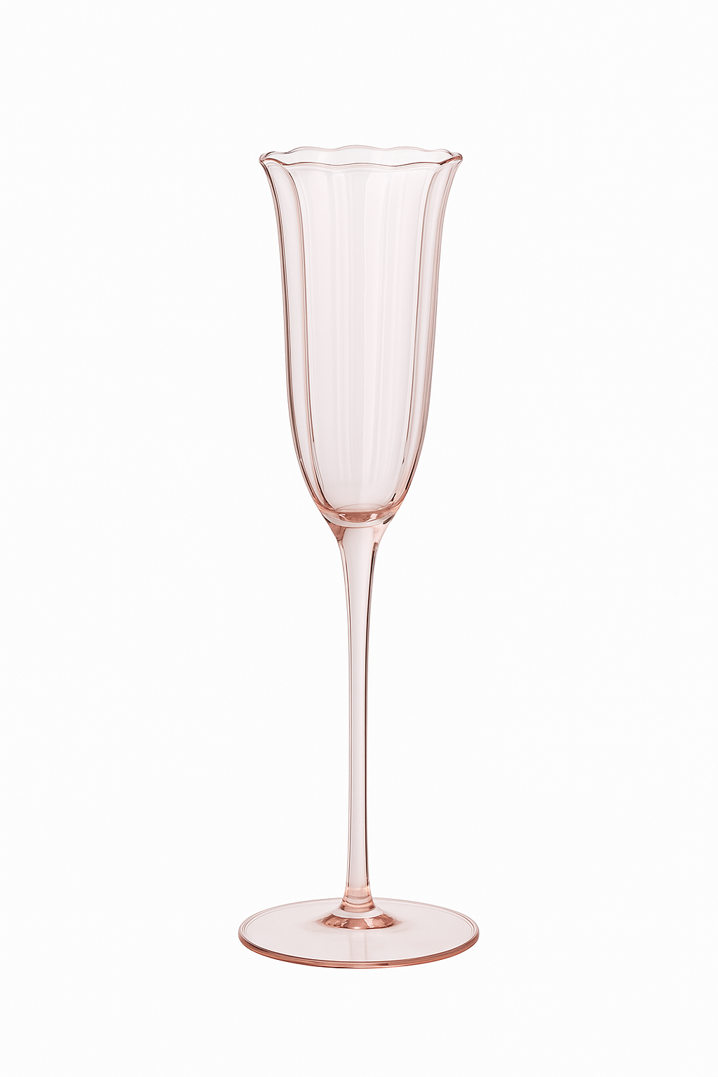 Verres à vin vintage motif floral style cristal - vue 2 sur 2