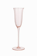 Verres à vin vintage motif floral style cristal