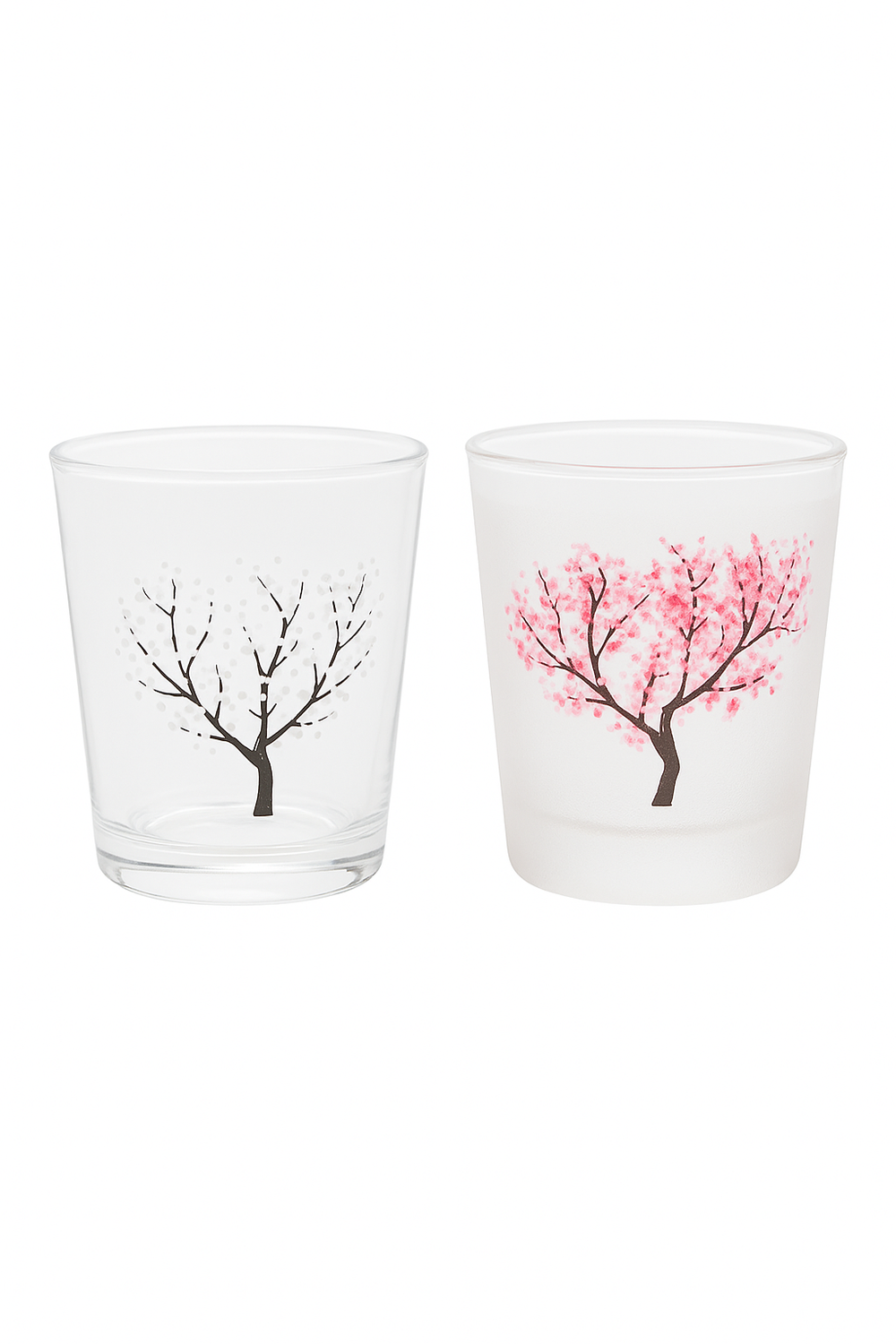 Verres à vodka thermoréactifs verre résistant bar set