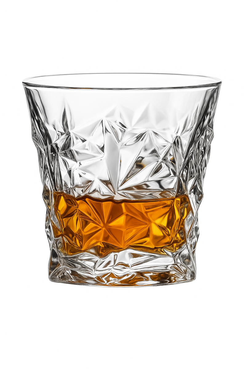 Verres à whisky old fashioned gravés style classique