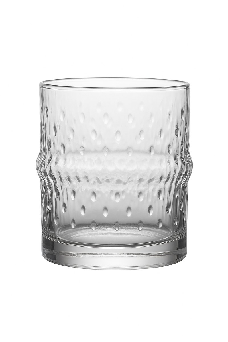 Verres a whisky old fashioned motif relief elegant