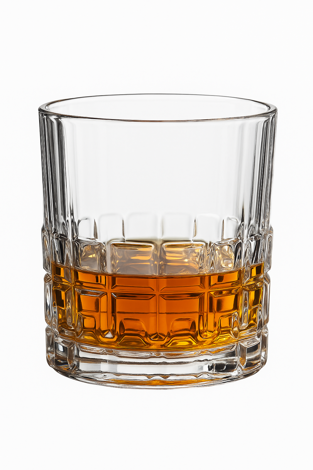 Verres à whisky style cristal facetté résistants - vue 2 sur 2