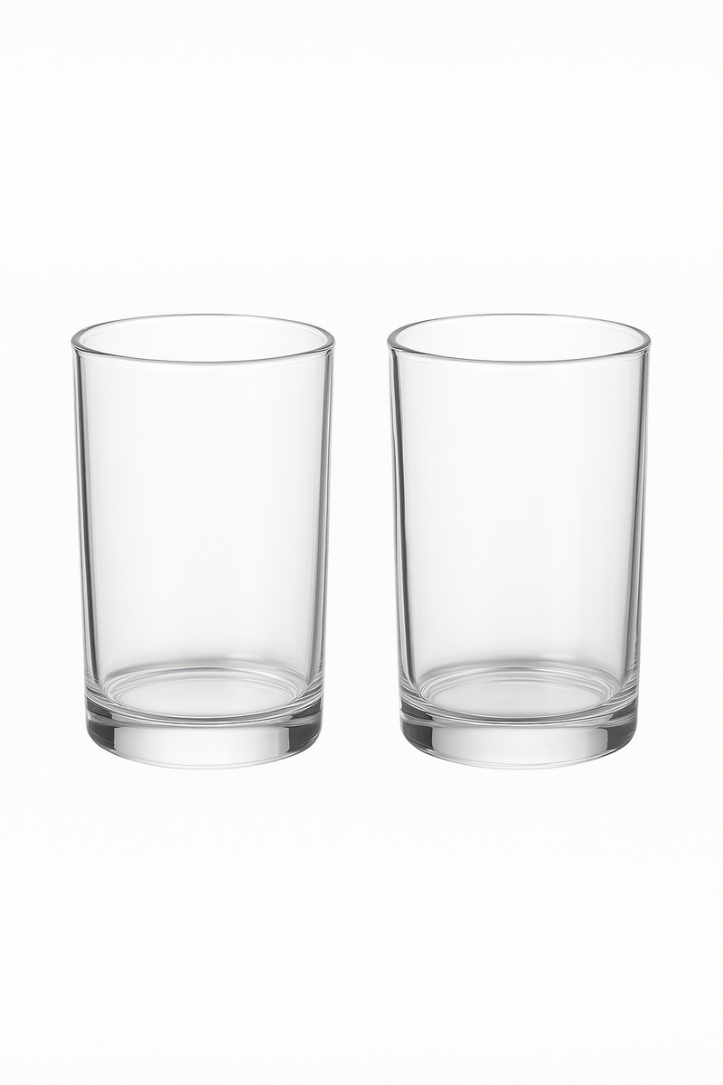 Verres cocktail verre design épuré résistants chaleur