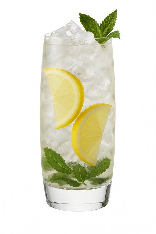 Verres collins cristal sans plomb design rainure élégant
