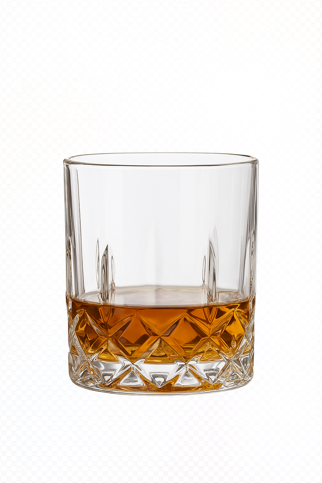 Verres cristal taillés pour whisky bière vin élégants - vue 2 sur 2