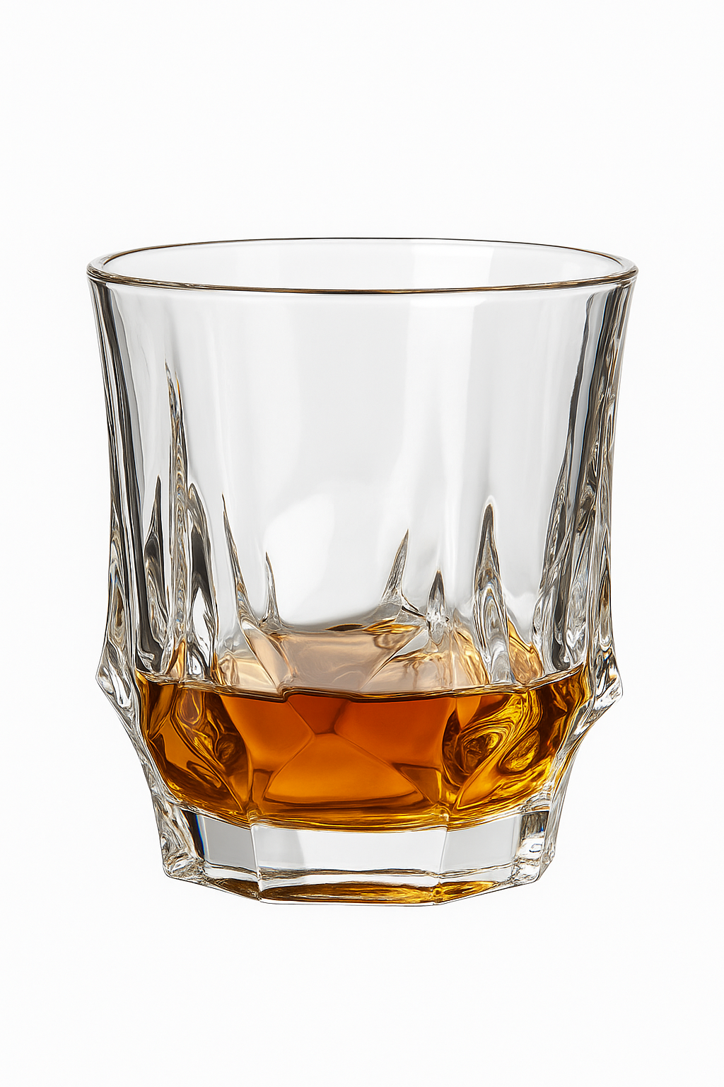 verres en cristal design relief pour table bar - vue 2 sur 2