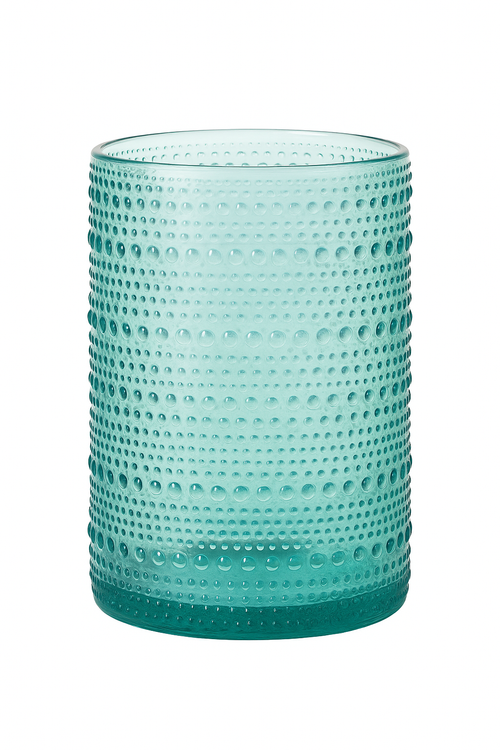 Verres retro pied relief verrerie table bar
