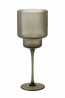 Verres vin rayures style nordique 350 ml