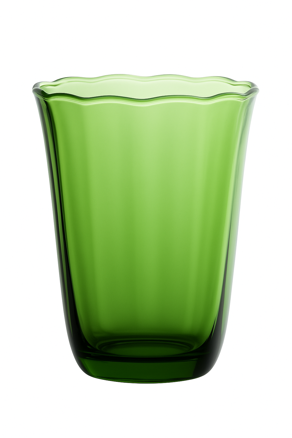Verres vin vintage motif floral en cristal élégant - vue 2 sur 2