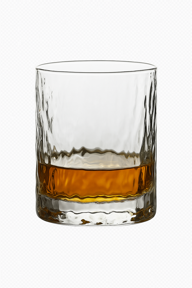 Verres whisky old fashioned gravés motif décoratif