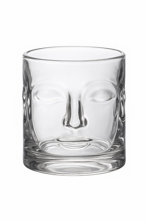 Verres whisky old fashioned relief crystal style bar