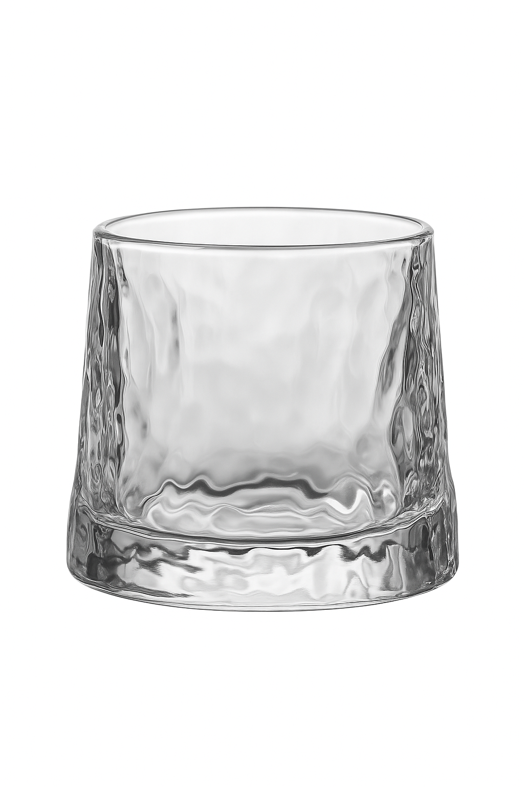 Verres whisky old fashioned relief style cristal élégant - vue 2 sur 2