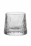 Verres whisky old fashioned relief style cristal élégant