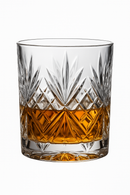 Verres whisky old fashioned style cristal relief élégant