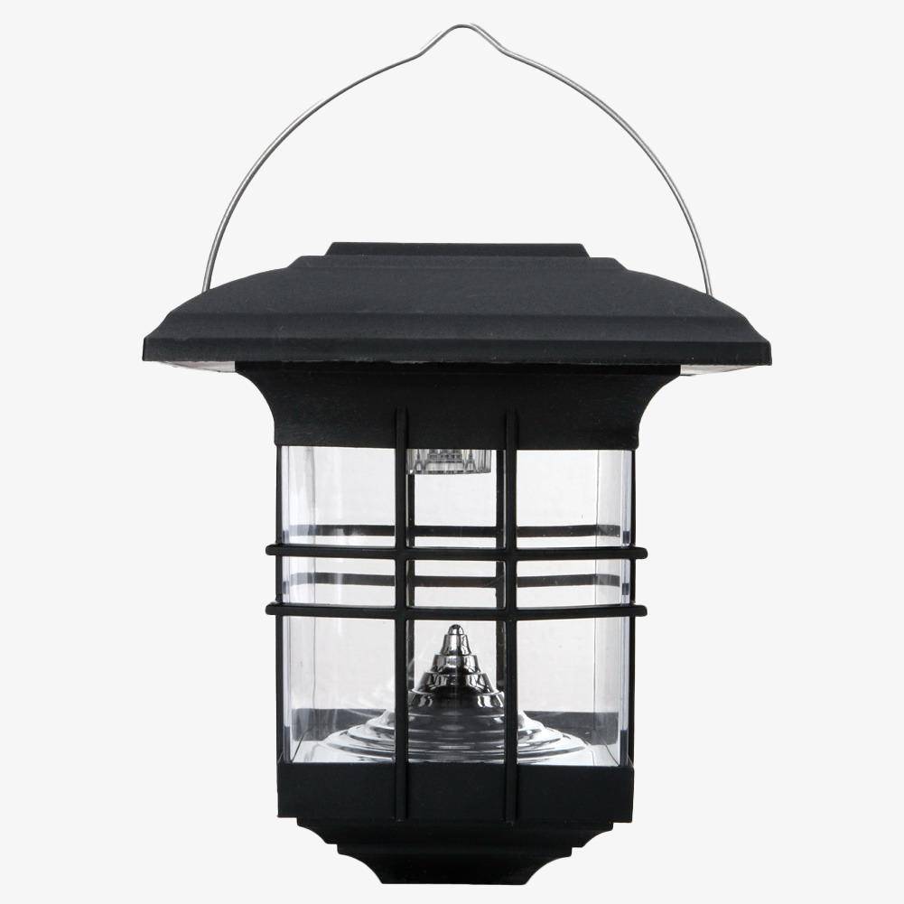 Lanterne extérieur LED verre et métal Hanging