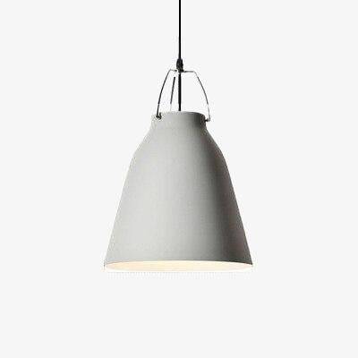 Suspension design à LED en métal avec abat-jour coloré Loft