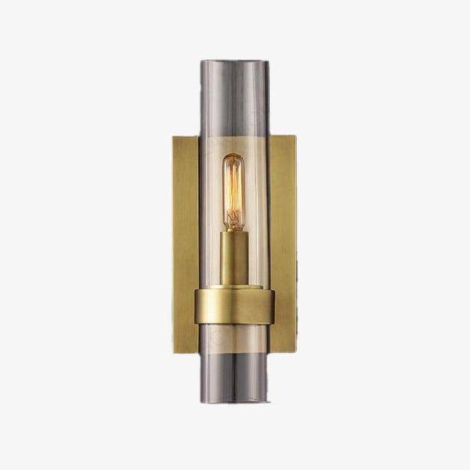 Applique murale design LED avec cylindre en verre Luxury