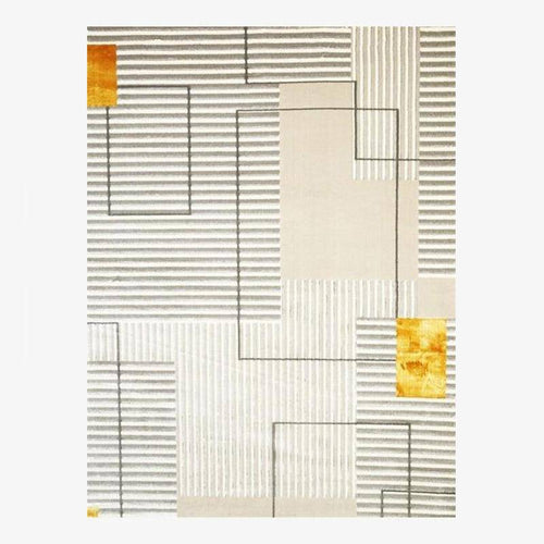 Tapis rectangle moderne style géométrique Sofa B
