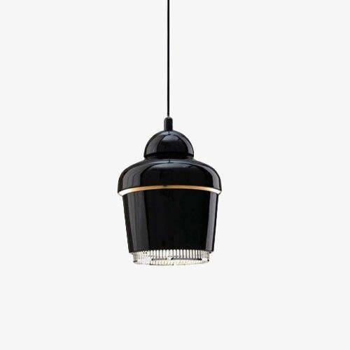 Suspension design à LED avec abat-jour métal industriel Loft
