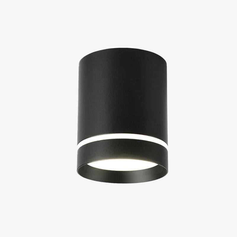 Spot moderne LED cylindre métal coloré Loft - vue 2 sur 6