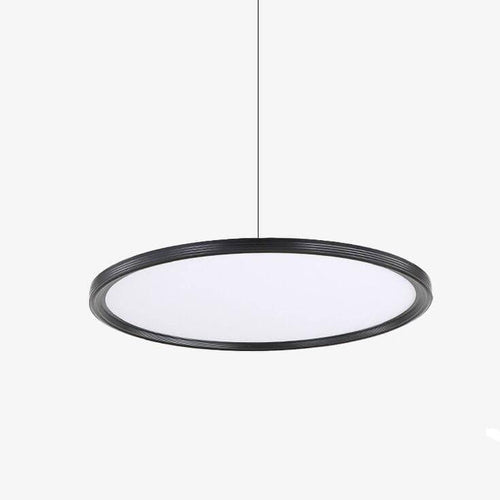 Suspension design LED avec disque en métal style Loft