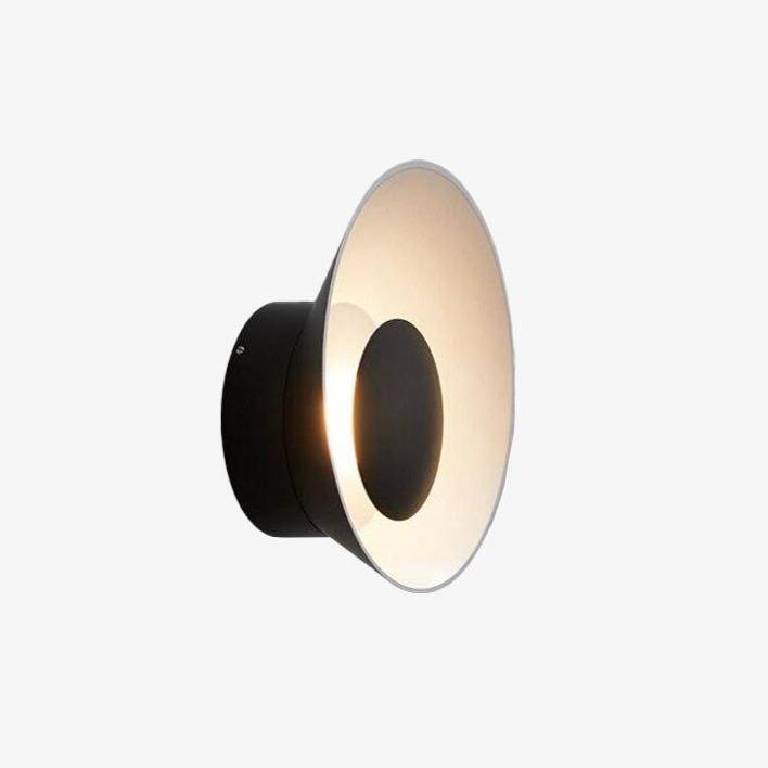 Applique murale design à LED avec coupe en métal coloré Loft