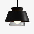 LED-Design-Pendelleuchte mit farbigem Metallschirm Fly