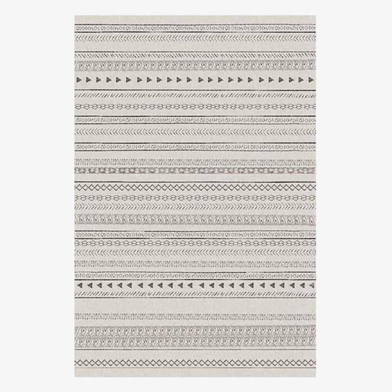 Tapis rectangle aux formes géométriques Floor C