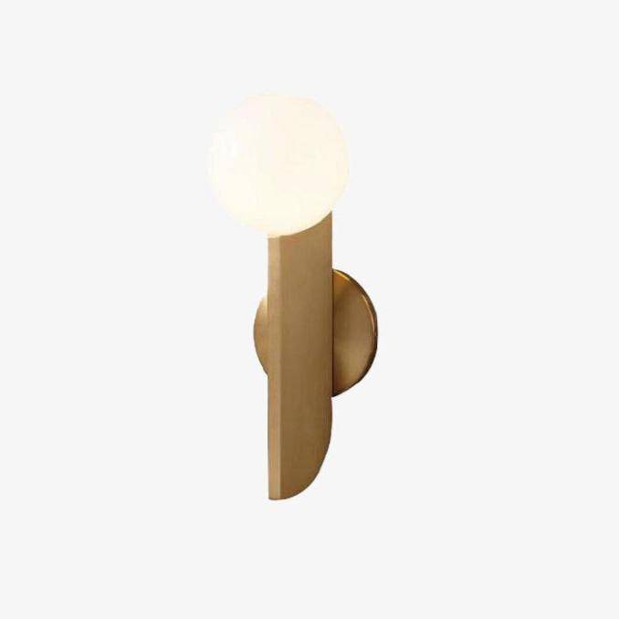 Applique murale LED avec lampe en verre Wall