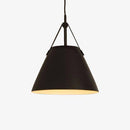 Suspension design LED en métal et tissu Botimi