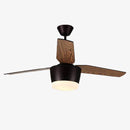 Deckenventilator mit LED-Lampe (schwarz oder weiß)