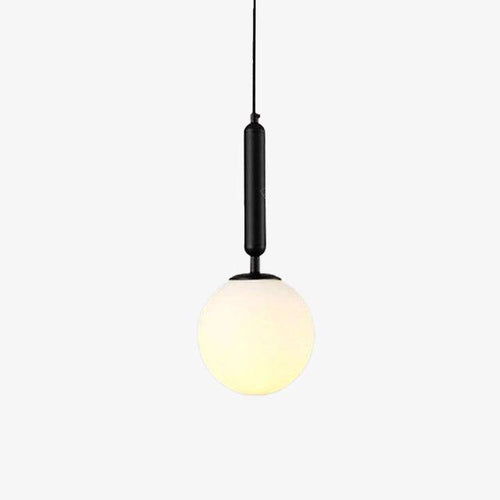 LED-Design-Pendelleuchte mit Stahltube und Glaskugel Luxury - vue 2 sur 8