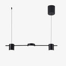 Längerer LED-Kronleuchter aus Metall im luxuriösen Design