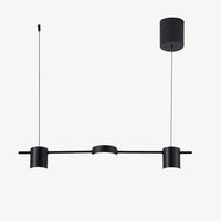 Längerer LED-Kronleuchter aus Metall im luxuriösen Design